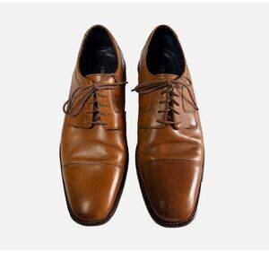 Johnston Murphy Shoes 13M Saddle Tan Oxford